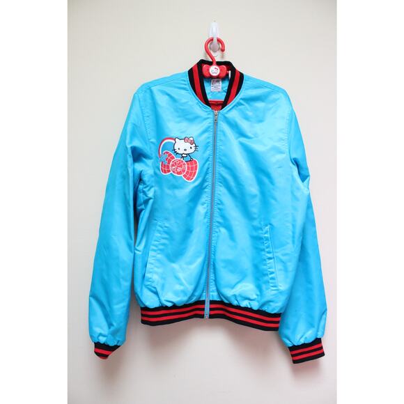 Sanrio Hello Kitty Friends Around The World Tour Bomber Jacket Men's Small - Picture 1 of 7